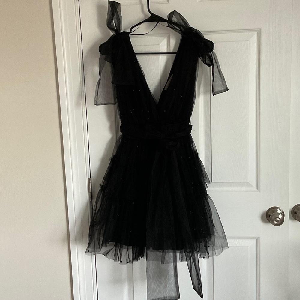 Limelight Black Mini Dress